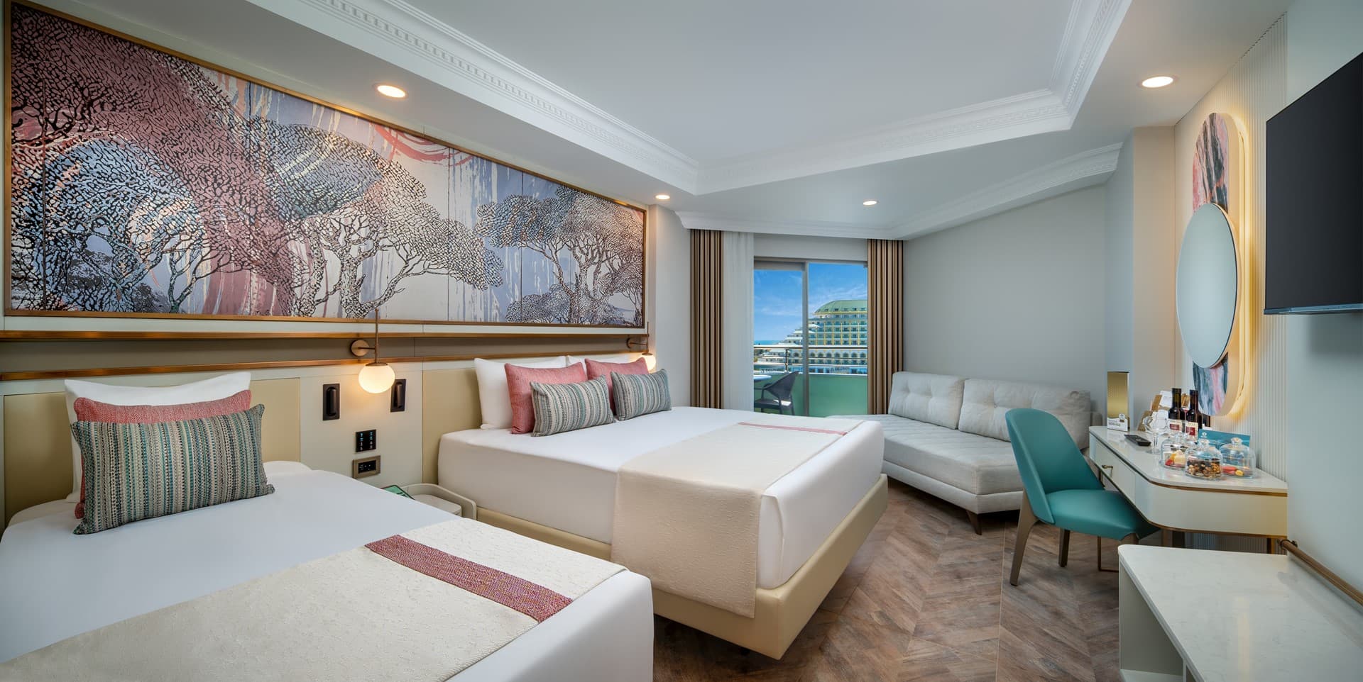 Standard Room, Side Sea View at Delphin Palace