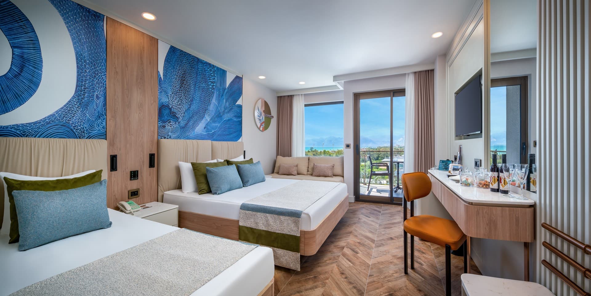 Standard Room, Side Sea View at Delphin Diva